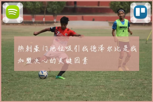 热刺豪门地位吸引我德泽尔比是我加盟决心的关键因素
